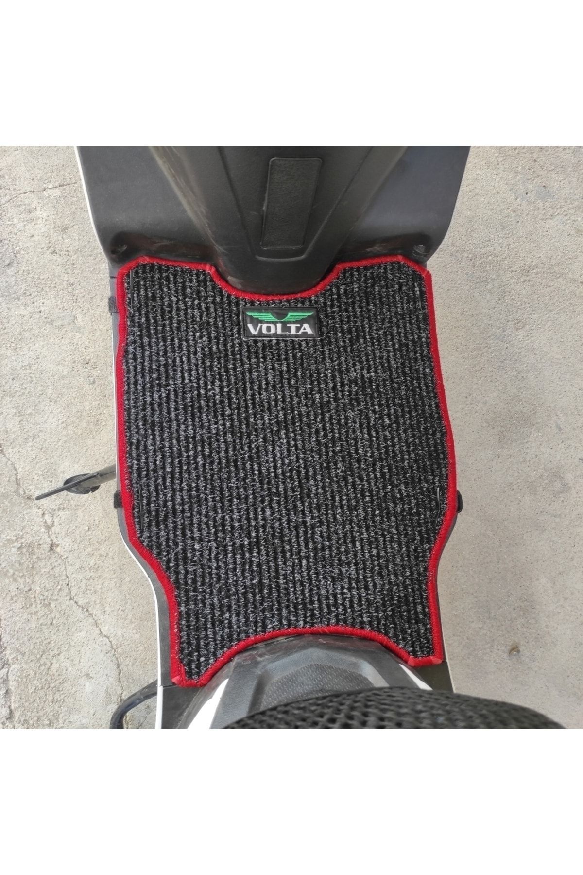 Elektrikli Motosiklet Aksesuar Koruyucu Paspas Vsx Uyumlu Kırmızı Kenar - Görsel 3