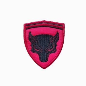 Özel Nakış Arma Boru Kurt Wolf Figürlü Çok Amaçlı 8cm X 6cm