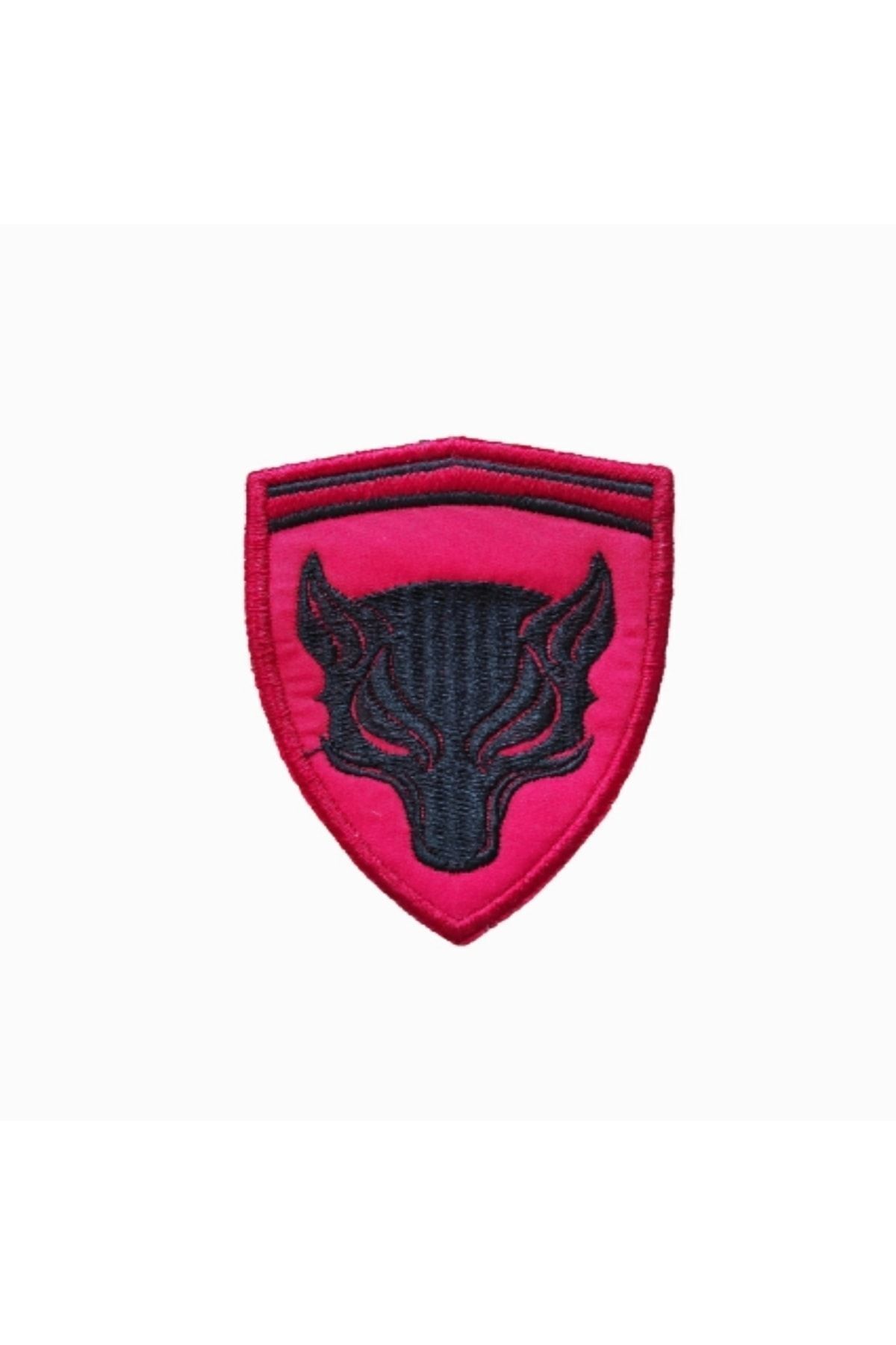 Özel Nakış Arma Boru Kurt Wolf Figürlü Çok Amaçlı 8cm X 6cm