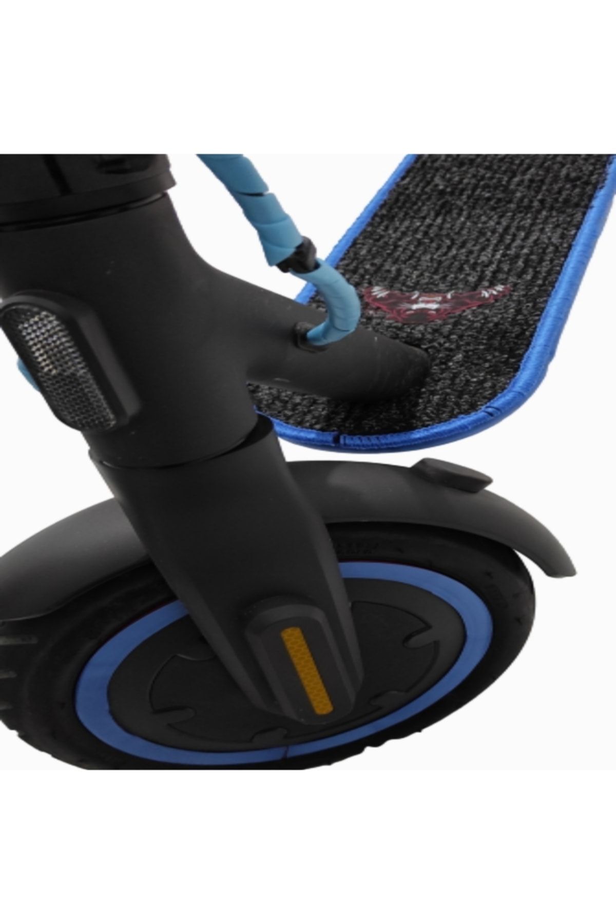 Elektrikli Scooter Aksesuar Mi Pro 2ve Pro 4 Için Koruyucu Kaplan Baskılı Paspas siyah - Görsel 4