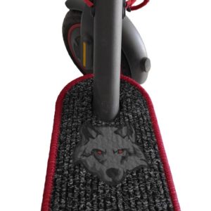 Elektrikli Scooter Aksesuar M1 S Modeli Için Koruyucu Wolf Baskılı Paspas SİYAH