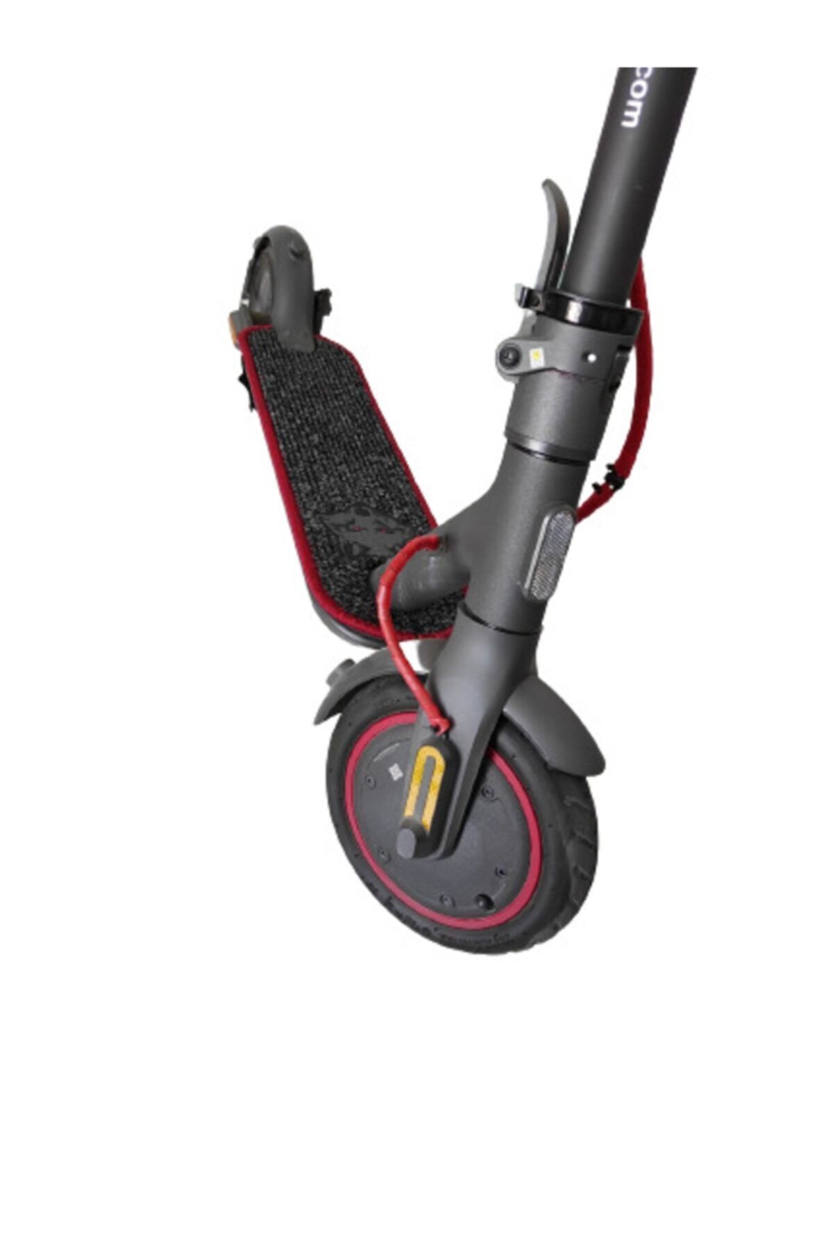 Elektrikli Scooter Aksesuar M1 S Modeli Için Koruyucu Wolf Baskılı Paspas SİYAH - Görsel 7