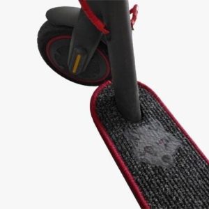 Elektrikli Scooter Aksesuar Happrun E9 Uyumlu Wolf Baskılı Koruyucu Paspas Siyah