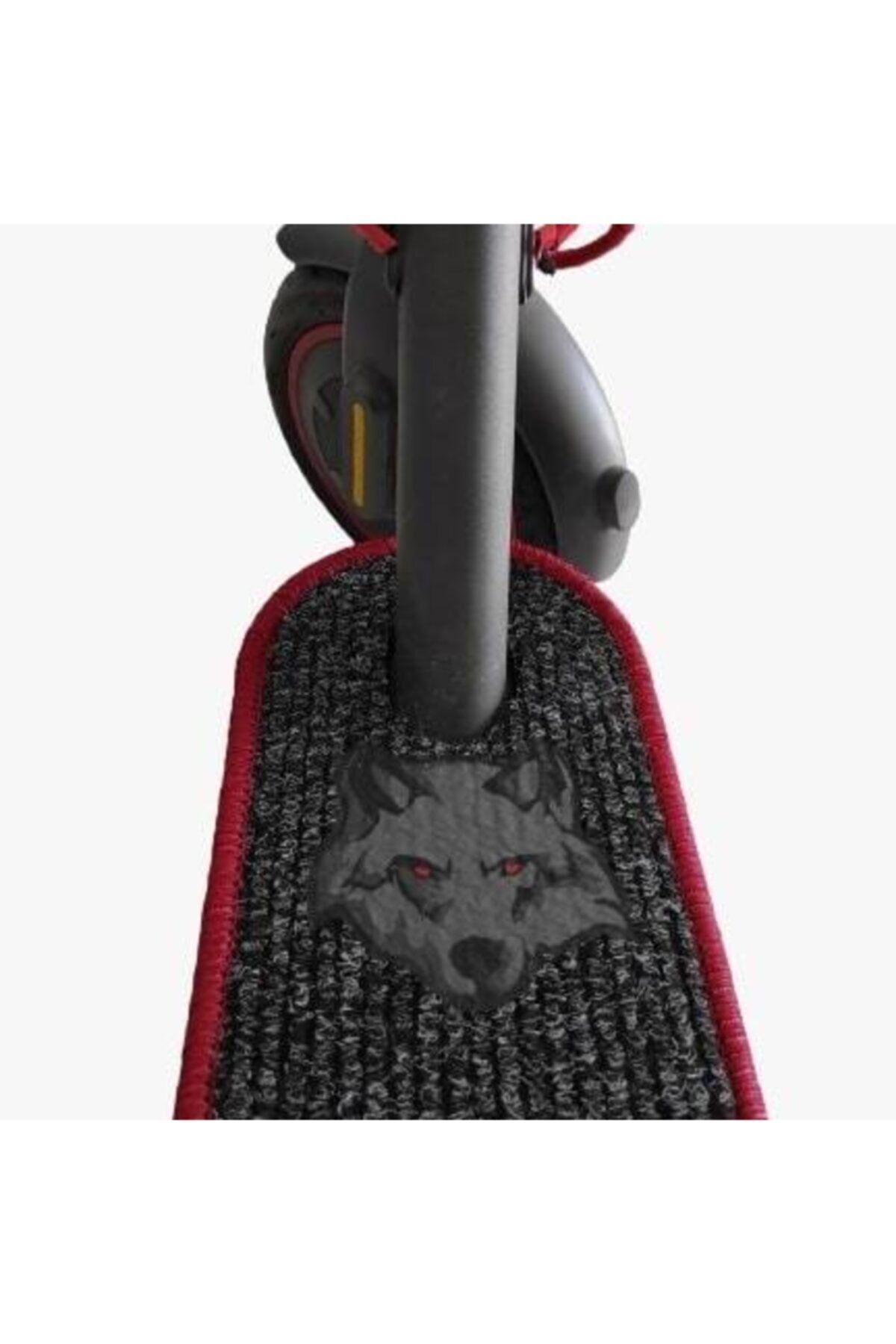 Elektrikli Scooter Aksesuar Volta Vt1 Uyumlu Wolf Baskılı Koruyucu Paspas Siyah - Görsel 4
