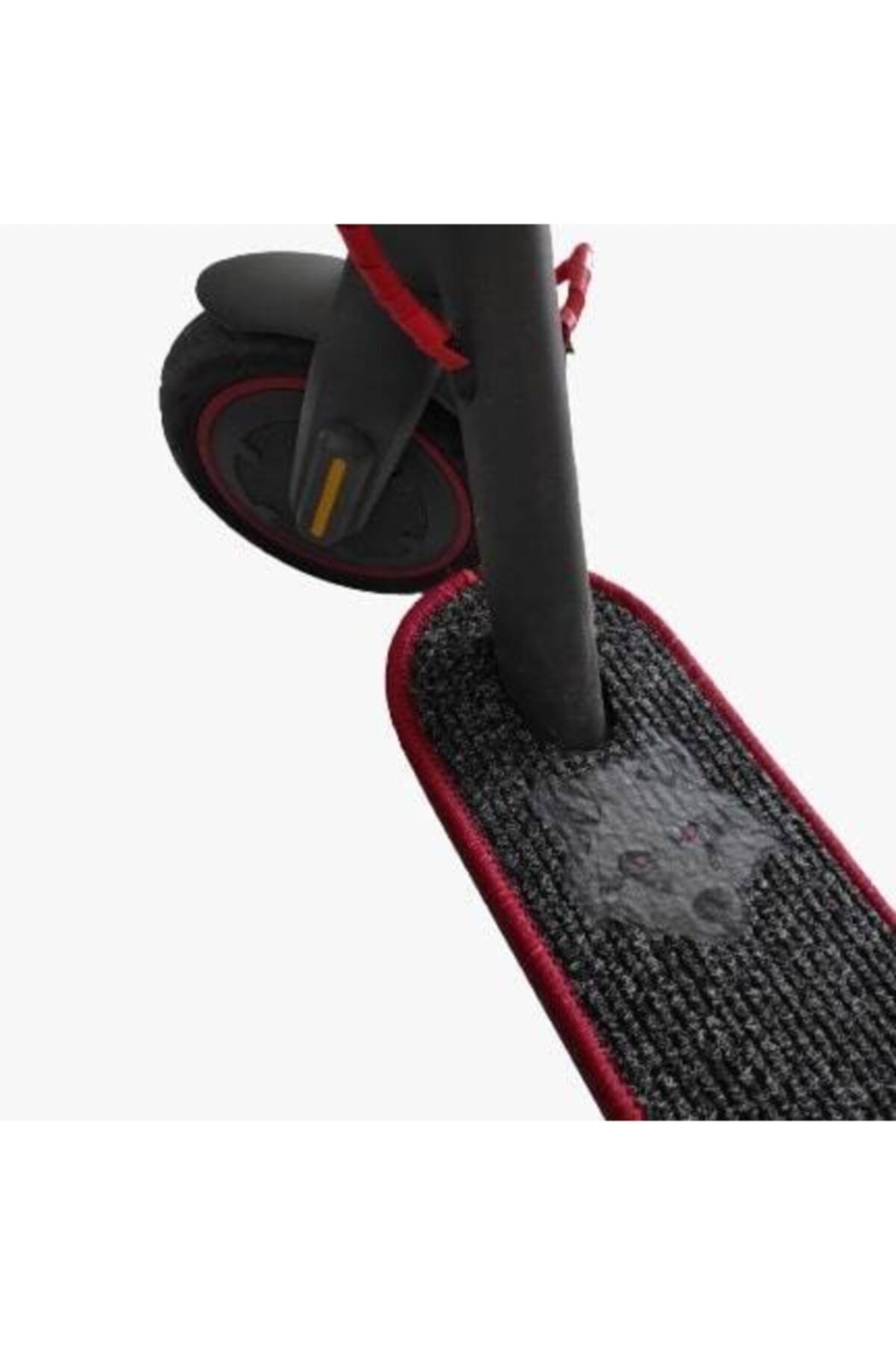 Elektrikli Scooter Aksesuar Volta Vt1 Uyumlu Wolf Baskılı Koruyucu Paspas Siyah - Görsel 8
