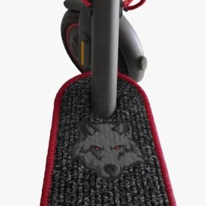 Elektrikli Scooter Aksesuar Onvo Ov-006 Icin Uyumlu Koruyucu Wolf Baskılı Paspas Siyah