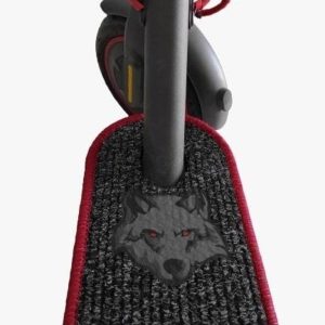 Elektrikli Scooter Aksesuar Mi Pro 2 Için Koruyucu Wolf Baskılı Paspas Siyah