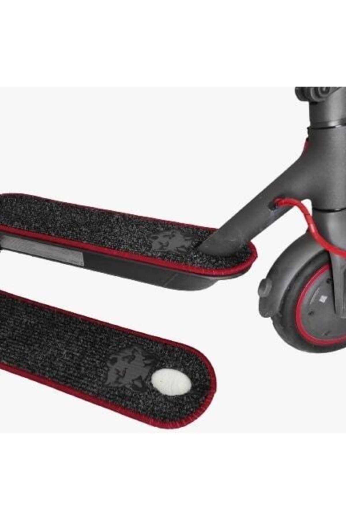 Elektrikli Scooter Aksesuar Ctymate Plus 350 Için Koruyucu Wolf Baskılı Koruyucu Paspas Siyah