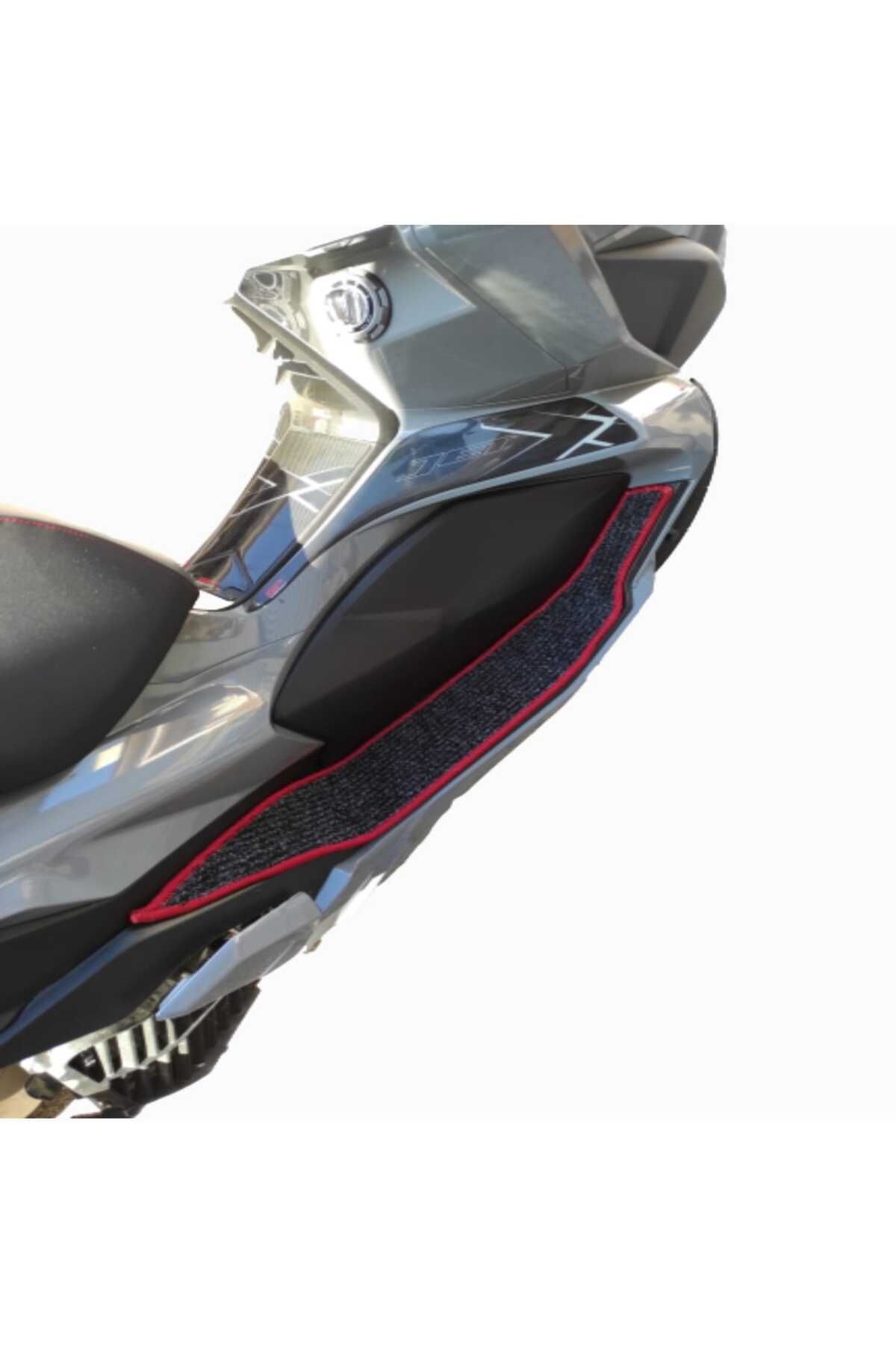 Motosiklet Aksesuar Koruyucu Paspas SYM Jet-X jetx 125cc Scooter Uyumlu Kırmızı - Görsel 2