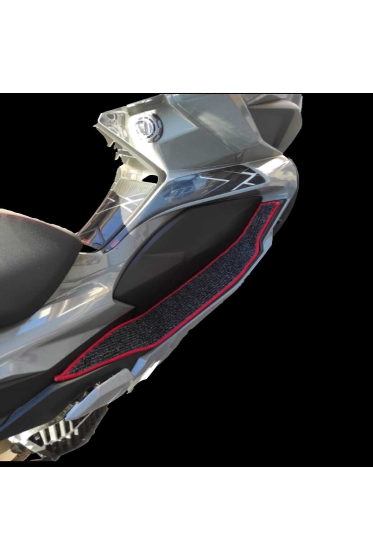 Motosiklet Aksesuar Koruyucu Paspas SYM Jet-X jetx 125cc Scooter Uyumlu Kırmızı - Görsel 3