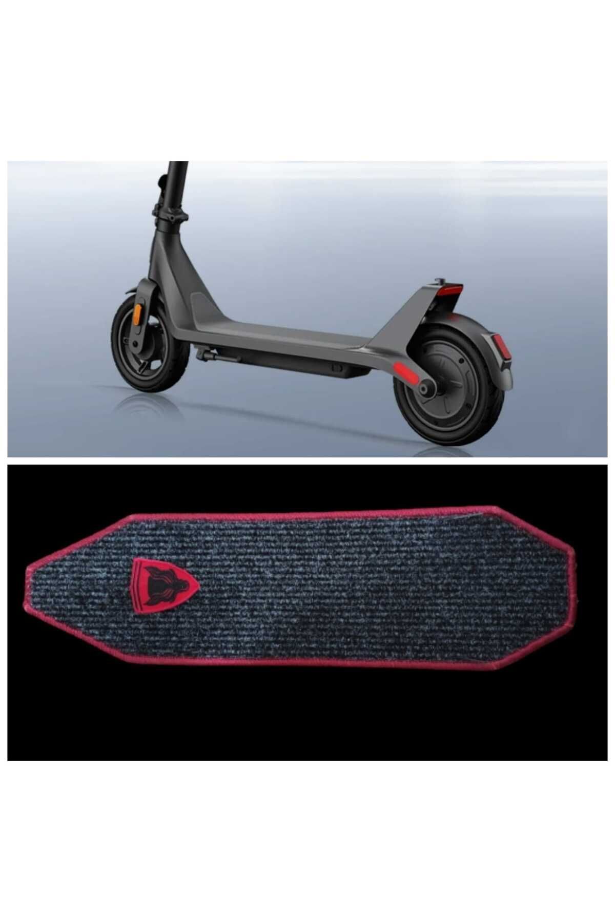 Elekrikli Scooter Aksesuar Koruyucu Paspas Mi 4 Lite 2nd Gen mi 4 lite 2 gen uyumlu Kırmızı Kurt Amblemli - Görsel 2