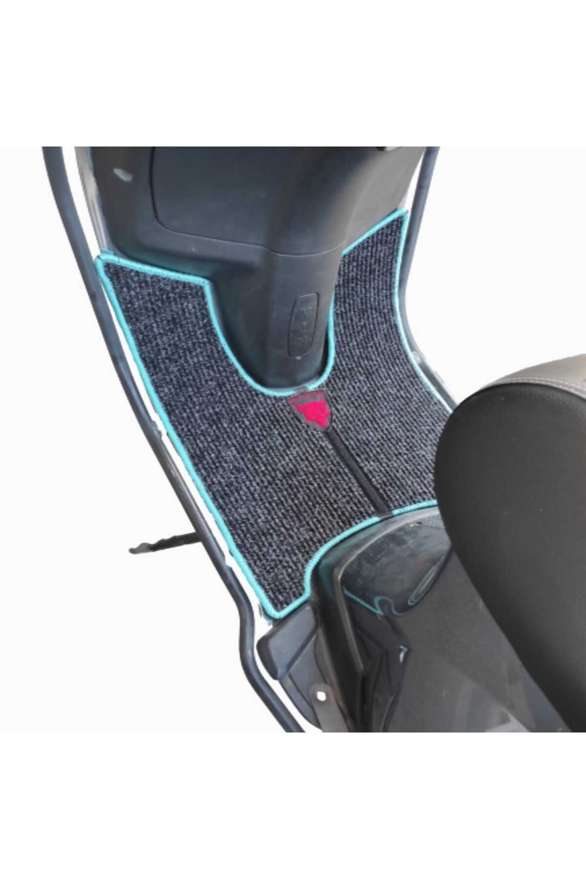 Motosiklet Aksesuar Koruyucu Paspas Mobylette Mobilette Wind 5500 Scooter Uyumlu Su Yeşili Kenar Overlok