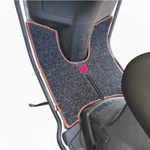 Motosiklet Aksesuar Koruyucu Paspas Mobylette Mobilette Wind 5500 Scooter Uyumlu Kahverengi Kenar Overlok