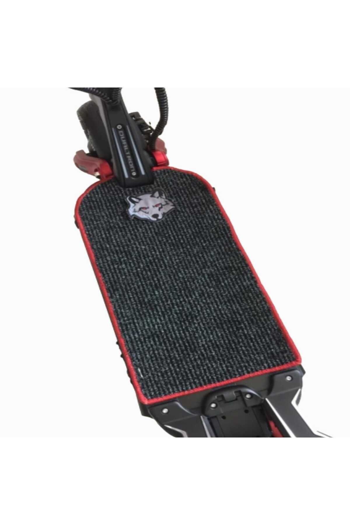 Elektrikl Scooter Aksesuar Koruyucu Paspas Dualtron Victor Luxury Plus Uyumlu Gri Kurt Nakış Amblem Armalı