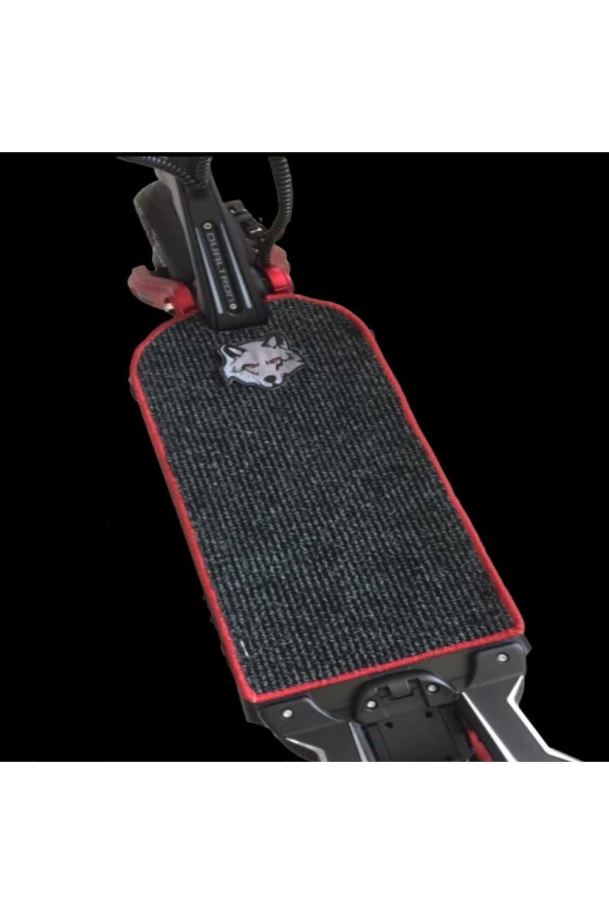 Elektrikl Scooter Aksesuar Koruyucu Paspas Dualtron Victor Luxury Plus Uyumlu Gri Kurt Nakış Amblem Armalı - Görsel 3
