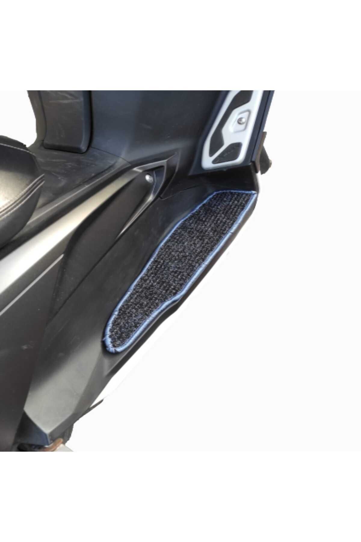 Motosiklet Aksesuar Koruyucu Paspas Cmax 155 C Max 155 Uyumlu Gri Kenar Overloklu - Görsel 2