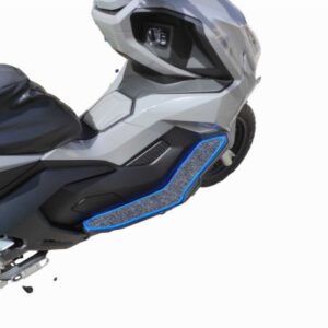 Motosiklet Aksesuar Koruyucu Paspas Cmax 155 C Max 155 Uyumlu Mavi Kenar Overloklu
