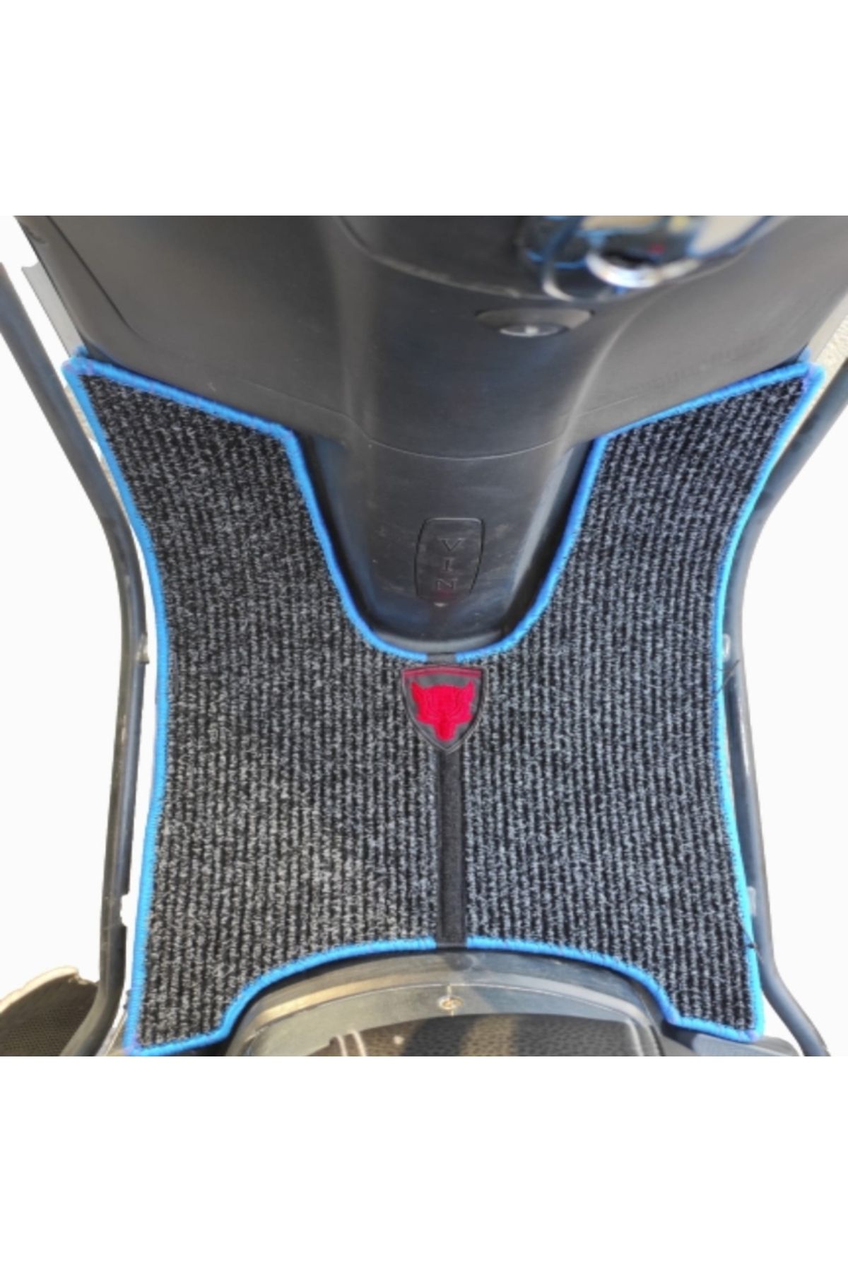 Motosiklet Aksesuar Koruyucu Paspas Nanok Nanoc Emira 50cc 125cc wb50QT-13B uyumlu Mavi kenar iplik