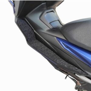 Motosiklet Aksesuar Koruyucu Paspas Max Pro 125cc Uyumlu Siyah Kenar Overlok